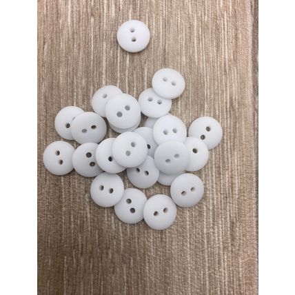 Trimits Matt Finish Buttons 11mm Smartie 2 Hole Baby Cardigan Knitting Sewing