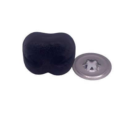 Safety Nose Teddy Bear 25mm Black with Metal Back Soft Toy Making Repairs