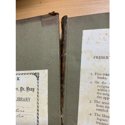 RARE* 1844 "THEOLOGICAL WORKS OF WILLIAM BEVERIDGE" VOL 4 ANTIQUE BOOK (P5)
