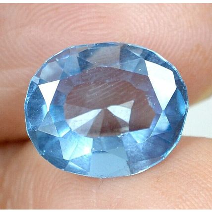 Natural Brazilian Blue Aquamarine 5.70 Ct Oval Cut Loose Gemstone