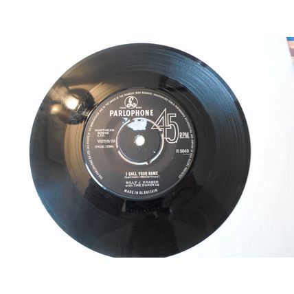 7".1963,BILLY J KRAMER & DAKOTAS.BAD TO ME. PARLO 5049.I CALL YOUR NAME.EXCELLEN