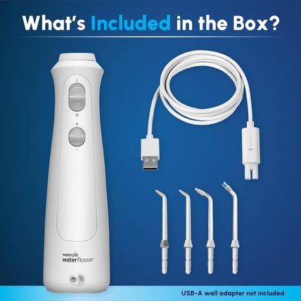 Waterpik Cordless Pearl Rechargeable Portable Water Flosser for Teeth, Gums, Bra