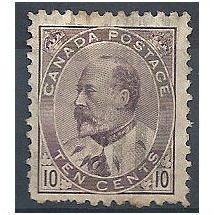 Canada 1903.SG182 10c Brown Lilac Fine/Very Fine Used.