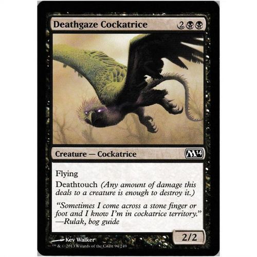 Magic the Gathering - Core 2014 - #94/249 - Deathgazze Cockatrice