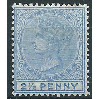 Lagos 1887 SG31 2 1/2d Ultramarine Mounted Mint ....