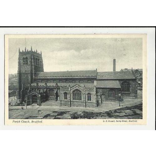 Yorkshire BRADFORD Parish Church Postcard by Russell