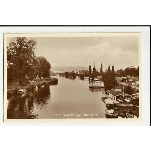 Worcestershire STOURPORT River Severn Postcard