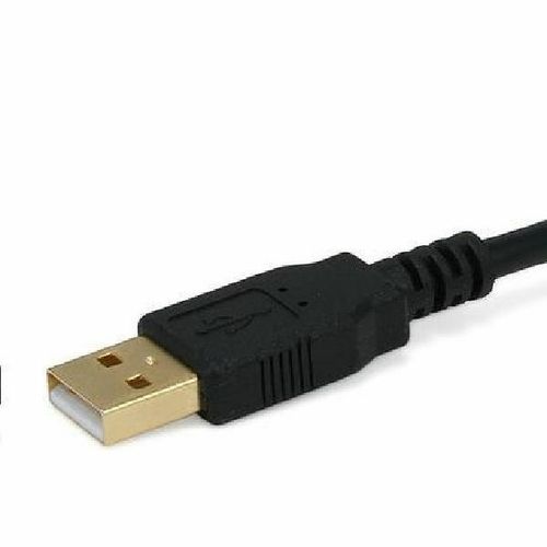 25 ft. USB 2.0 A Male to USB 2.0 B Male - 28-24AWG Cable with 2 Ferrite Shielded
