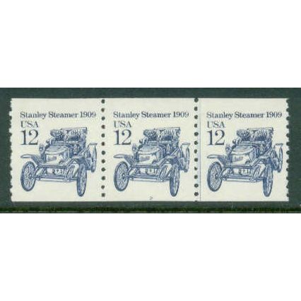 2132 12c Stanley Steamer Fine MNH Dry Gum PNC 2/3 W0369