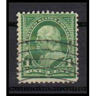 Used 279 1c Benjamin Franklin Average Plus RA1467