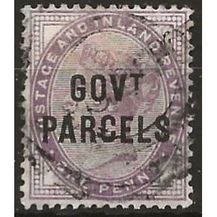1897 O69 1d Lilac Government Parcels Official Good/Fine Used