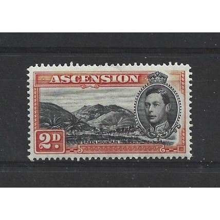 Ascension.SG41 2d Green Mountain.Perfs 13 1/2.Mounted Mint.Aug24p