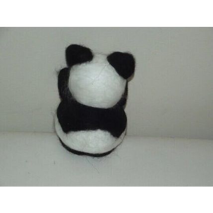 Hand Crafted Anime Panda needle felt 15cm's brand new