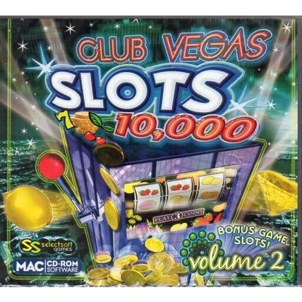 Club Vegas Slots 10,000 Vol.2 (MAC-CD, 2009) for Macintosh - NEW in Jewel Case