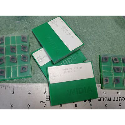 NEW lot 50 WIDIA 214-90 235 73 112 09 TTM CARBIDE INSERTS, GRADE 12W-I,TL
