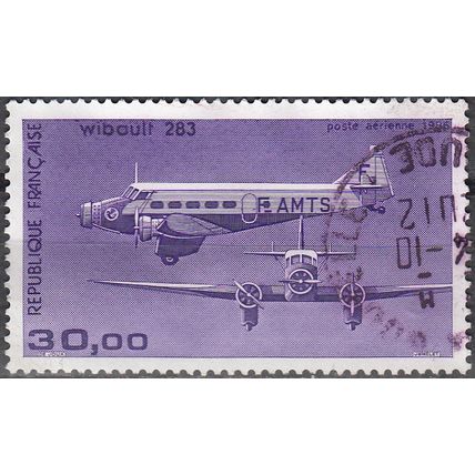 France 1986 Michel 2579W O Cote (2008) 9.00 € Trimoteur Wibault 283 Cachet rond