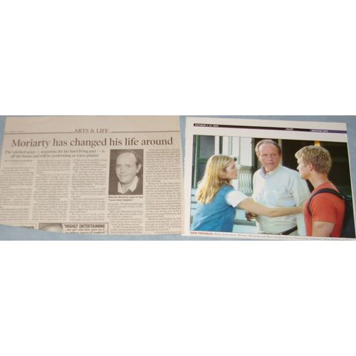 MICHAEL MORIARITY Clippings incl rare local