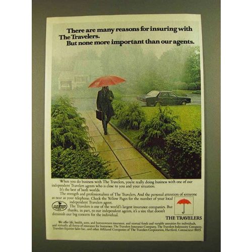 1979 Travelers Insurance Ad - There are Many Reasons