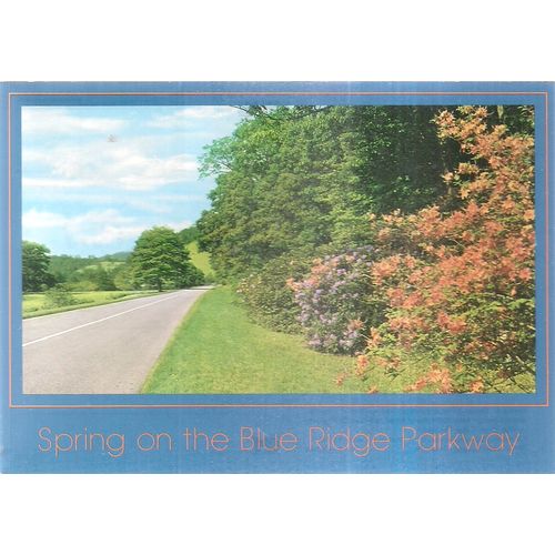 BLUE RIDGE PARKWAY, VIRGINIA, USA. used vintage postcard 1990 postmark =