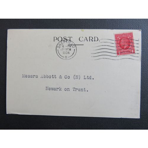 Chantrey Steel & Crank Works, Messrs Abbott & Co, Newark 1936 Advert Postcard