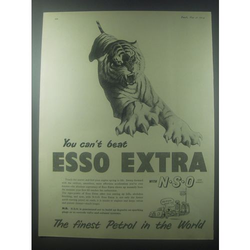 1954 Esso Extra Petrol Advertisement