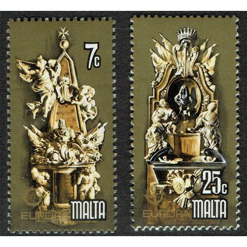 Malta 1978 Europa Monuments set 2v SG599-600 UM