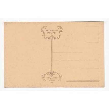 Roman Ruins Ancient City of Pompeii Postcard Italy 145