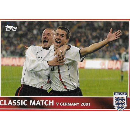 Topps ENGLAND 2005 Trading Card: Classic Matches - 87, v Germany 2001