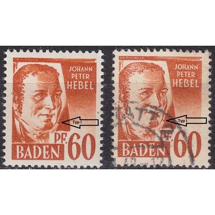 GERMANY Alliiert Franz. Zone [Baden] MiNr 0010 yv I ( **/mnh ) [01] und O/used