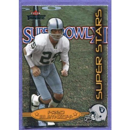 2002 Fleer Throwbacks Super Stars #5 Fred Biletnikoff Raiders FB