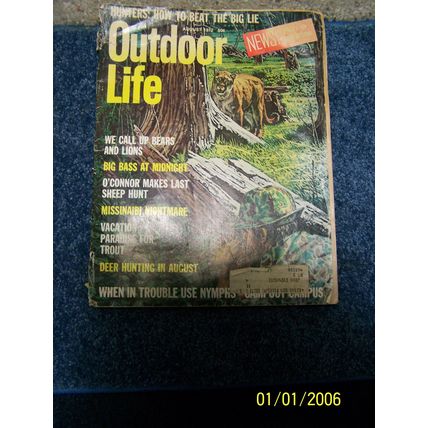 Outdoor Life magazine from August 1972