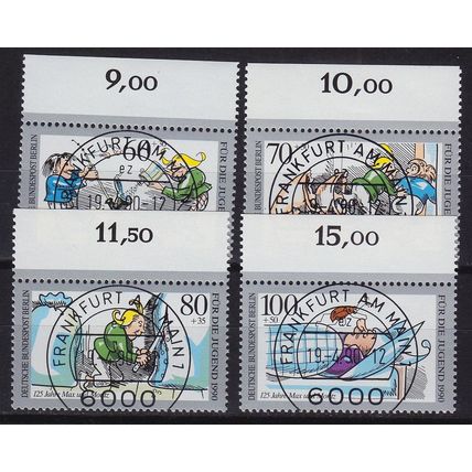 GERMANY BERLIN [1990] MiNr 0868-71 ( O/used ) [02] Ersttag