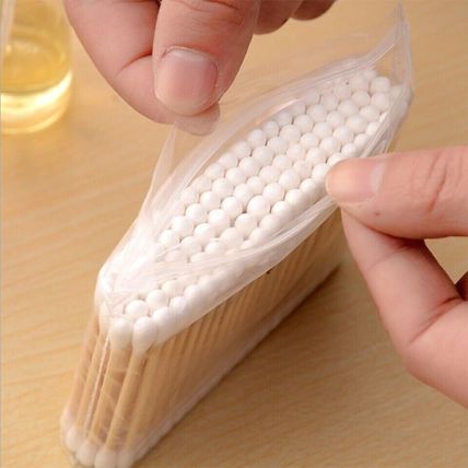 300 ECO Friendly Bamboo Cotton Buds Wooden Makeup Ear Swabs Biodegradable Vegan