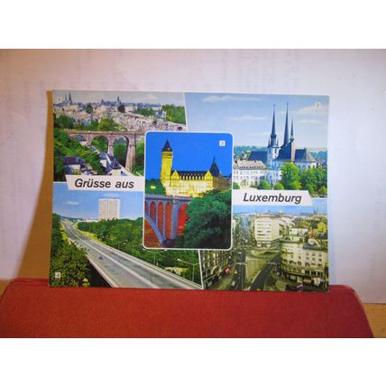 GRUSSE AUS LUXEMBURG, LUXEMBOURG, multiview ,unused vintage postcard =