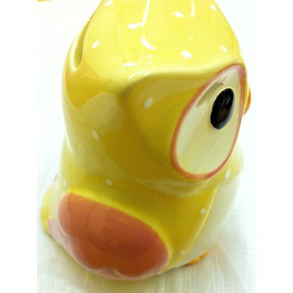 Beautiful Cute Shabby & Chic Yellow Owl Money Box - Makes Money Saving Fun