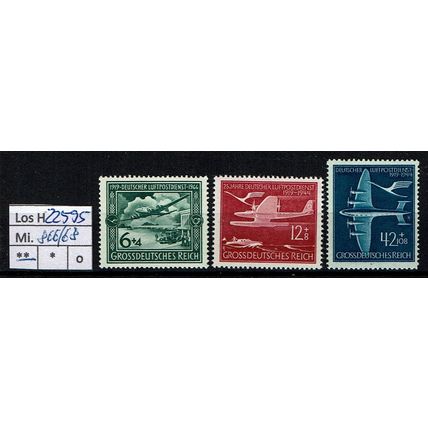Los H22595: Deutsches Reich Mi. 866/68 **
