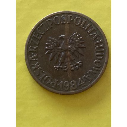 Umlaufmünze Polen 5 Zloty 1984