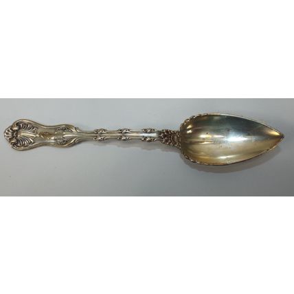 925 Sterling Silver Baby Tea Spoon Whiting Mfg Imperial Queen Shell Pat 1893
