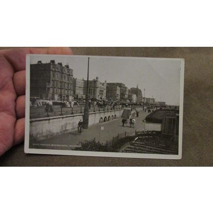 1948 real photo Postcard - Kings Road & Bedford Hotel - Brighton, Sussex