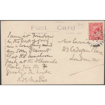 Bridge and Cottage, Flatford, East Bergholt, Suffolk, 1925 - Randall RP Postcard