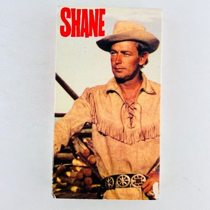 Shane (1952) VHS Video Tape Alan Ladd, Jean Arthur, Van Heflin