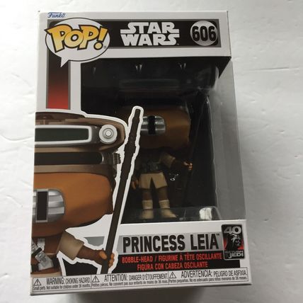 NEW Star Wars Bounty Hunter Princess Leia Funko Pop Figure #606