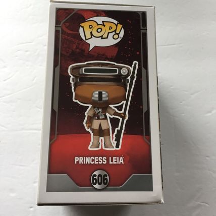 NEW Star Wars Bounty Hunter Princess Leia Funko Pop Figure #606