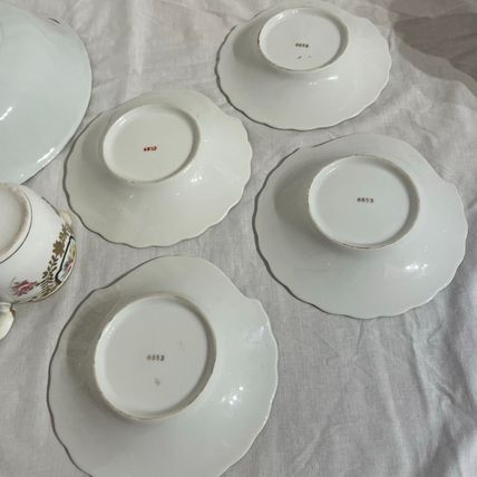 Elegant Dish Set - Perfect -Excellent-Ceramic-White