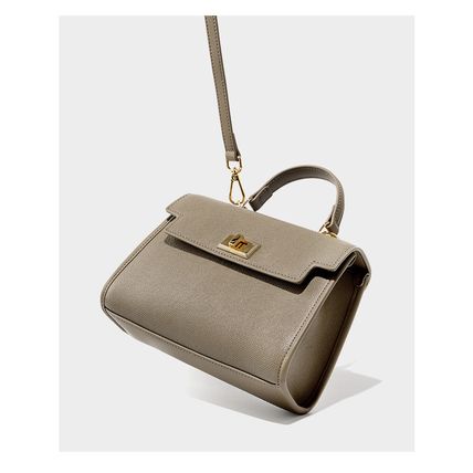 Genuine Leather Women Top Handle Straw Crossbody Bags Bronze