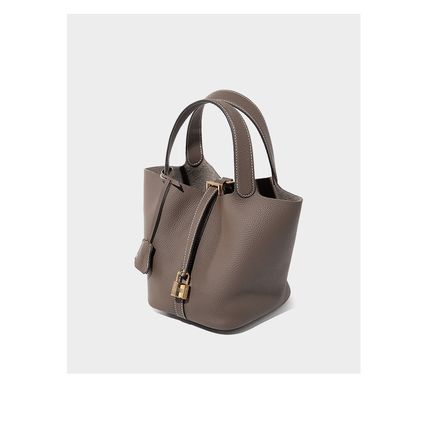 Women Genuine Leather Handbag Shoulder Purse Satchel Tote Crossbody Bag Grey