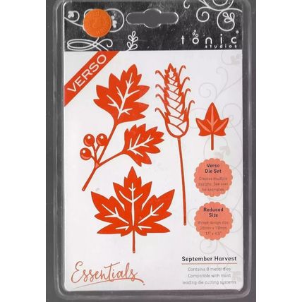 Tonic Studios. September Harvest Die Set. Die Cutting Cardmaking Scrapbooking