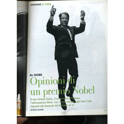 ANNA Magazine Italy 2011 KATE MOSS COVER KIRSTEN DUNST, AL GORE and More EXC