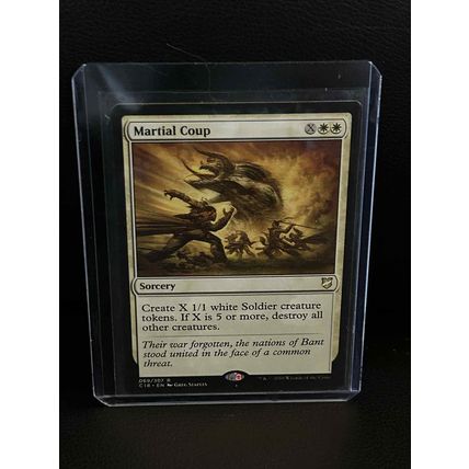 Martial Coup Commander 2018 Magic: the Gathering Trading Card