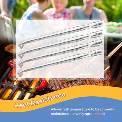 Grill Burner Tubes for Napoleon Legend 485, LEX 485 605 730, Prestige 500, Mirag